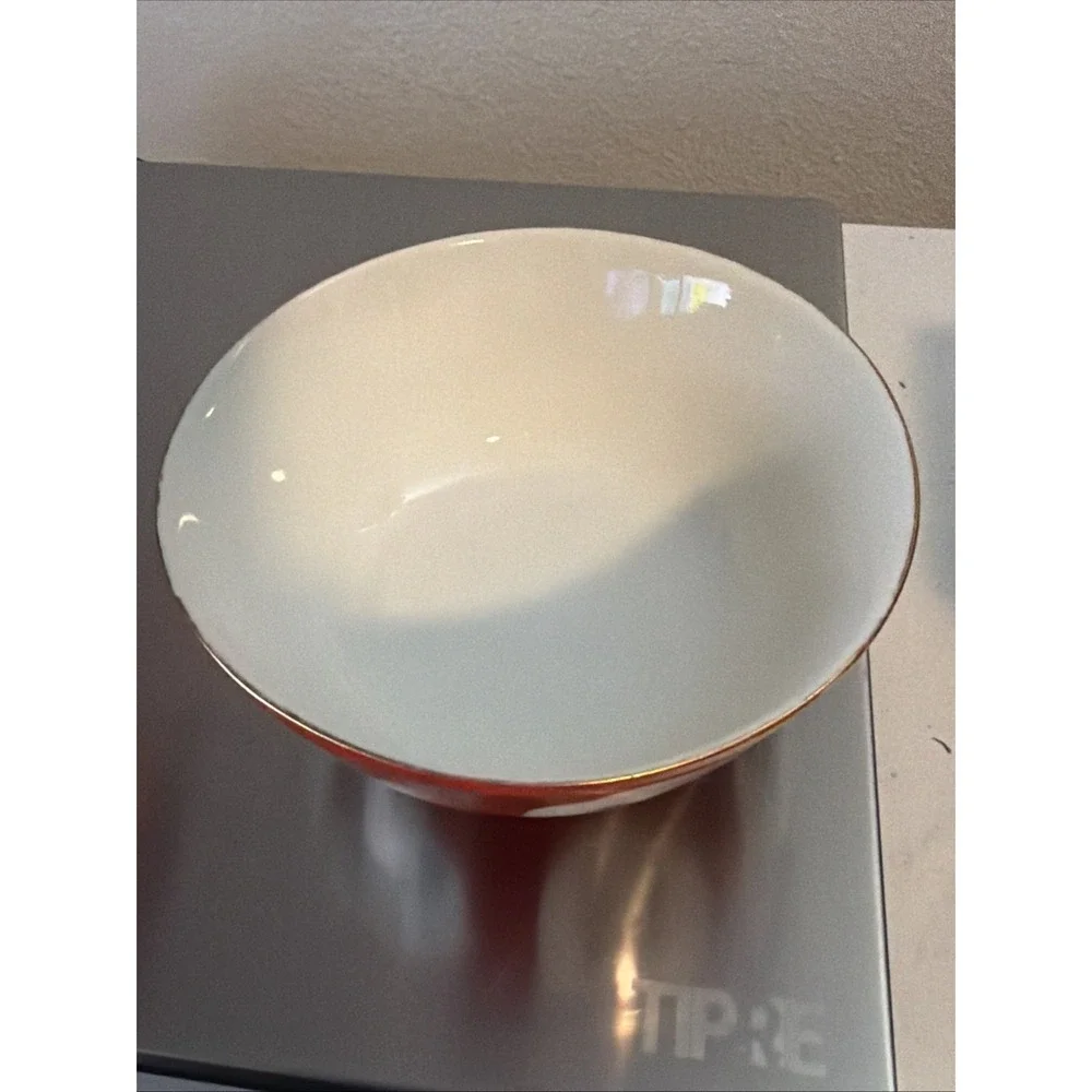 Chinese Famille Rose Flower Branch W/ Bird‎ Porcelain Hand Painted Art Bowls